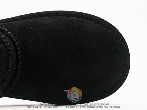 מגפוני UGG Ultra Mini Bailey Bow לילדים, שחור, ערמון, ורוד, תמונה 3