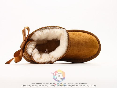 מגפוני UGG Ultra Mini Bailey Bow לילדים, שחור, ערמון, ורוד, תמונה 18