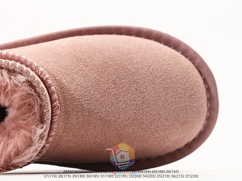 מגפוני UGG Ultra Mini Bailey Bow לילדים, שחור, ערמון, ורוד, תמונה 22