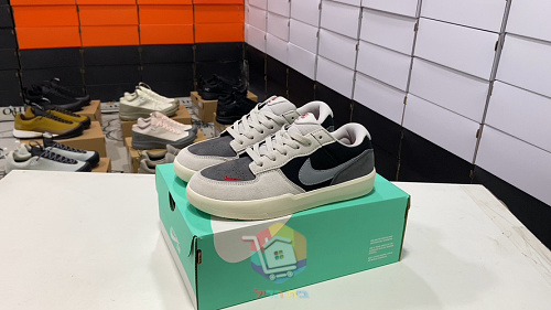 נעלי סקייט Nike SB Force 58 שחור, אפור ושמנת, תמונה 2