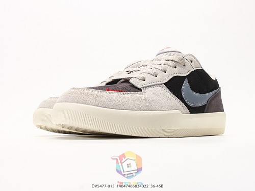 נעלי סקייט Nike SB Force 58 שחור, אפור ושמנת, תמונה 6
