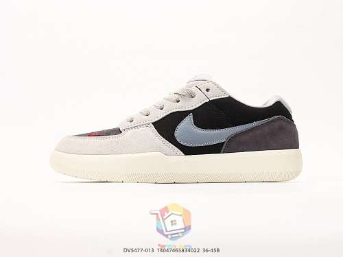 נעלי סקייט Nike SB Force 58 שחור, אפור ושמנת, תמונה 9