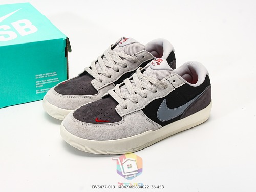נעלי סקייט Nike SB Force 58 שחור, אפור ושמנת, תמונה 10