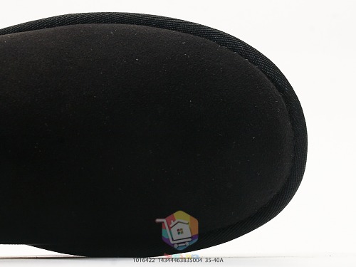 מגפוני UGG Mini Bailey Button II, שחור, חום כהה, ערמון, תמונה 3