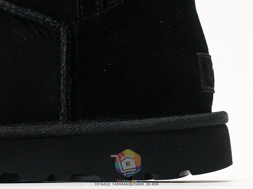 מגפוני UGG Mini Bailey Button II, שחור, חום כהה, ערמון, תמונה 4