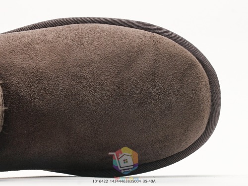 מגפוני UGG Mini Bailey Button II, שחור, חום כהה, ערמון, תמונה 12