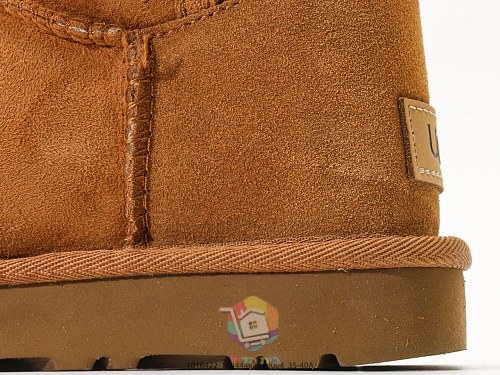 מגפוני UGG Mini Bailey Button II, שחור, חום כהה, ערמון, תמונה 23