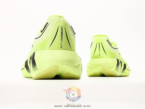 נעלי ריצה adidas Hyperboost Lite, ליים או אפור כהה, תמונה 5