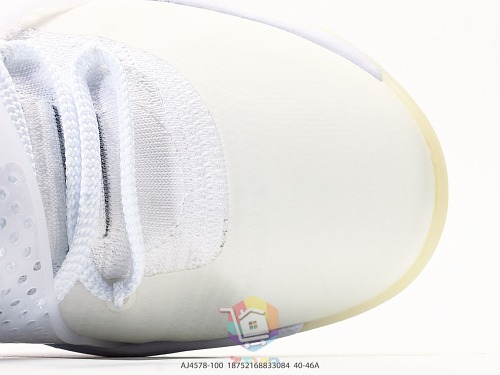 נעלי כדורסל Off-White x Nike React Hyperdunk 2017 Flyknit לבן, תמונה 2