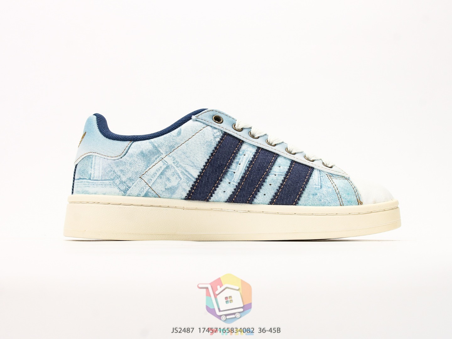 adidas Campus 00s Sneaker mit Denim-Print