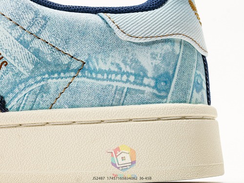 נעלי adidas Campus 00s בהדפס ג'ינס, תמונה 3