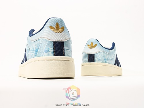 נעלי adidas Campus 00s בהדפס ג'ינס, תמונה 4