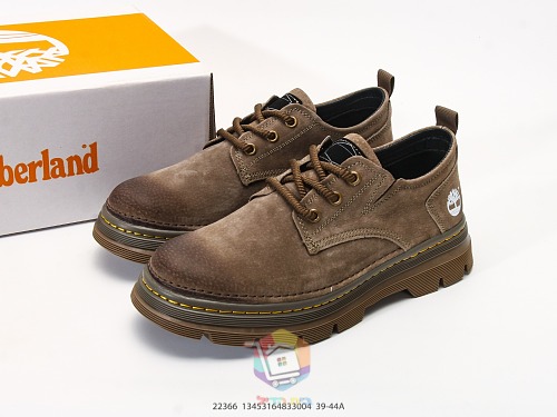 נעלי עבודה נמוכות Timberland מזמש, חום או חום צהבהב, תמונה 2