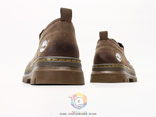 נעלי עבודה נמוכות Timberland מזמש, חום או חום צהבהב, תמונה 5