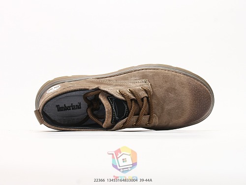 נעלי עבודה נמוכות Timberland מזמש, חום או חום צהבהב, תמונה 8