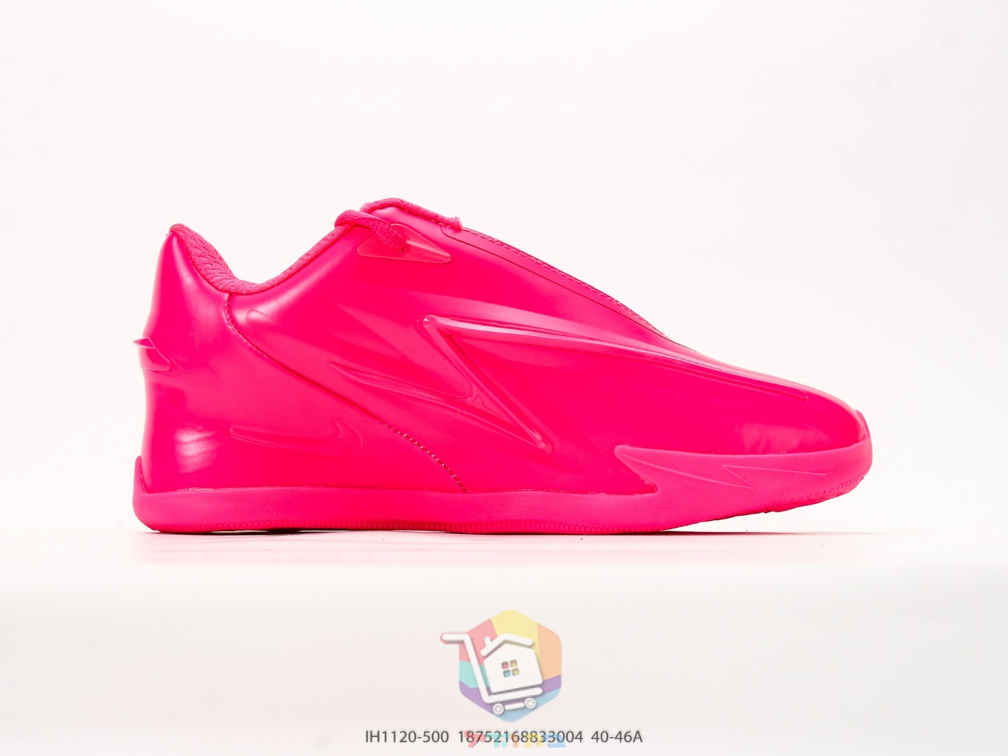 حذاء كرة سلة Nike KD 19، وردي فاقع