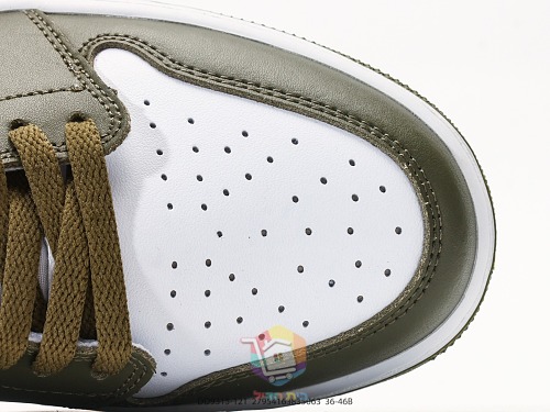 נעלי גולף Air Jordan 1 Low G זית, חום ולבן, תמונה 2