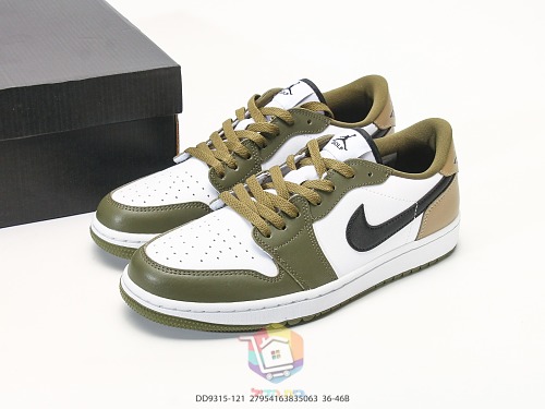 נעלי גולף Air Jordan 1 Low G זית, חום ולבן, תמונה 10