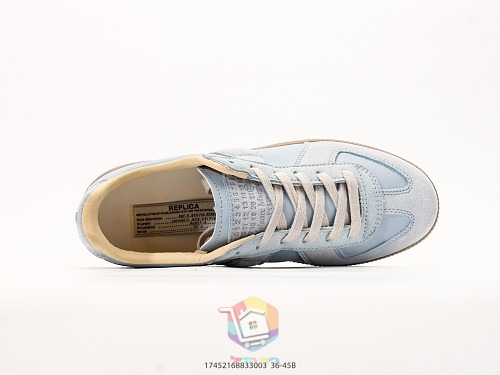 סניקרס Maison Margiela German Army Trainer, תכלת או חום ואפור, תמונה 8