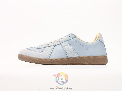סניקרס Maison Margiela German Army Trainer, תכלת או חום ואפור, תמונה 9