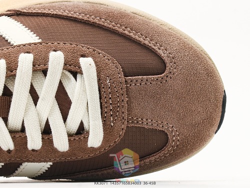 נעלי adidas SL 72 Pro חום עם פסים לבנים, תמונה 2