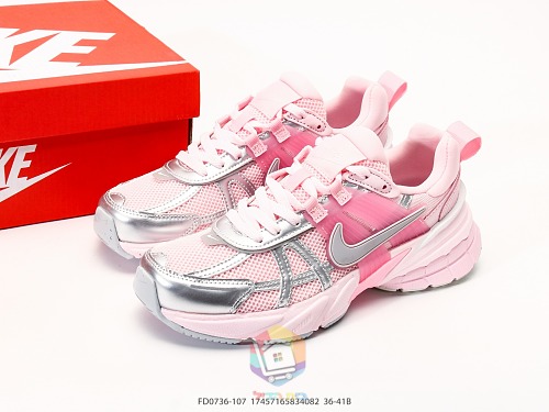 נעלי ריצה Nike V2K Run ורוד וכסף, תמונה 10