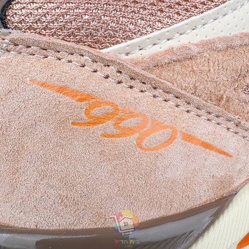 נעלי New Balance בשני דגמים, 993 אפור ו-990v3 אפרסק, תמונה 13