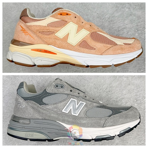 נעלי New Balance בשני דגמים, 993 אפור ו-990v3 אפרסק, תמונה 34