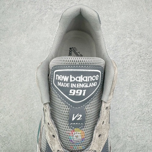 נעלי New Balance בשני דגמים, 991v2 אפור ו-993 ירוק, תמונה 6