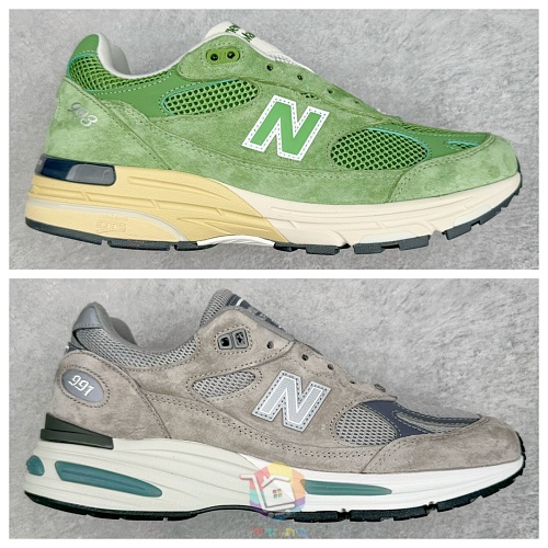 נעלי New Balance בשני דגמים, 991v2 אפור ו-993 ירוק, תמונה 31