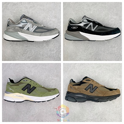 נעלי New Balance בשני דגמים, 990v3 בחום או ירוק זית ו-990v6 בשחור או אפור, תמונה 37
