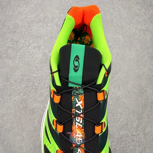 נעלי Salomon XT-4 OG ירוק זוהר, שחור וכתום, תמונה 6