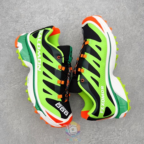 נעלי Salomon XT-4 OG ירוק זוהר, שחור וכתום, תמונה 8