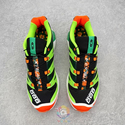 נעלי Salomon XT-4 OG ירוק זוהר, שחור וכתום, תמונה 9