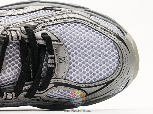 נעלי New Balance 740, אפור-שחור, שמנת-חום, אפור כהה-ירוק, לילך, תמונה 3