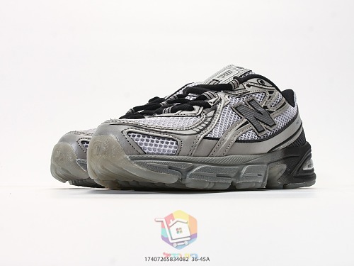 נעלי New Balance 740, אפור-שחור, שמנת-חום, אפור כהה-ירוק, לילך, תמונה 6