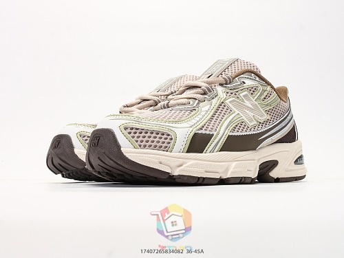 נעלי New Balance 740, אפור-שחור, שמנת-חום, אפור כהה-ירוק, לילך, תמונה 14