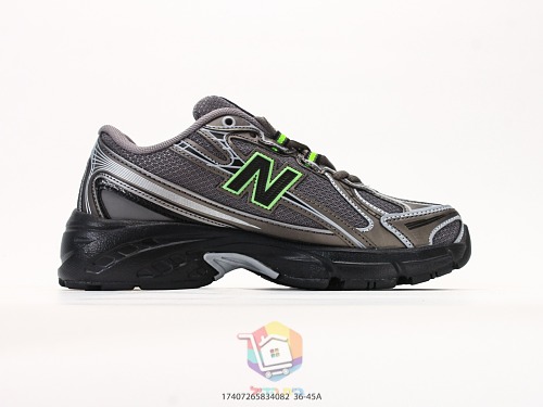 נעלי New Balance 740, אפור-שחור, שמנת-חום, אפור כהה-ירוק, לילך, תמונה 27