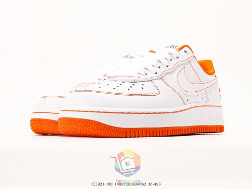 נעלי Nike Air Force 1 Low בשתי מהדורות, Kobe Protro לבן-כתום ו-Skeleton לבן, תמונה 7