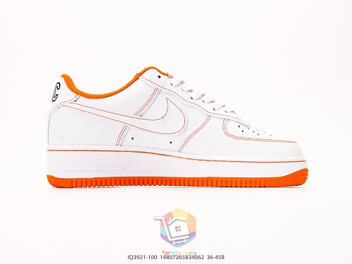 נעלי Nike Air Force 1 Low בשתי מהדורות, Kobe Protro לבן-כתום ו-Skeleton לבן, תמונה 10