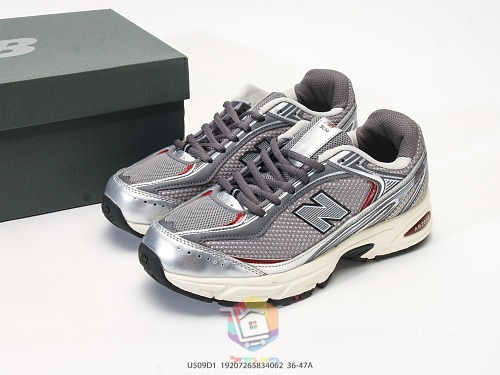 נעלי New Balance 509, שחור, בורדו, אפור, כסף ושמנת, תמונה 19