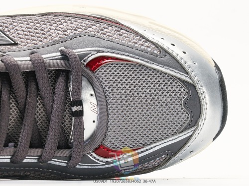 נעלי New Balance 509, שחור, בורדו, אפור, כסף ושמנת, תמונה 20