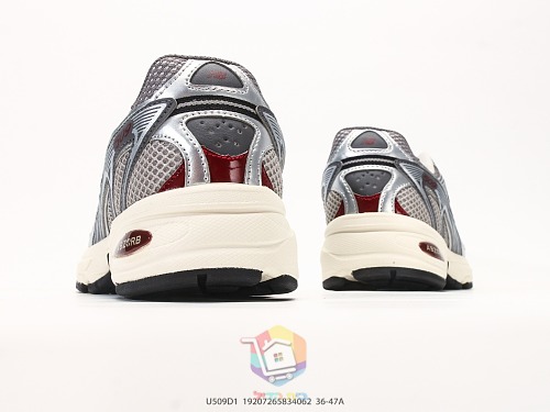 נעלי New Balance 509, שחור, בורדו, אפור, כסף ושמנת, תמונה 22