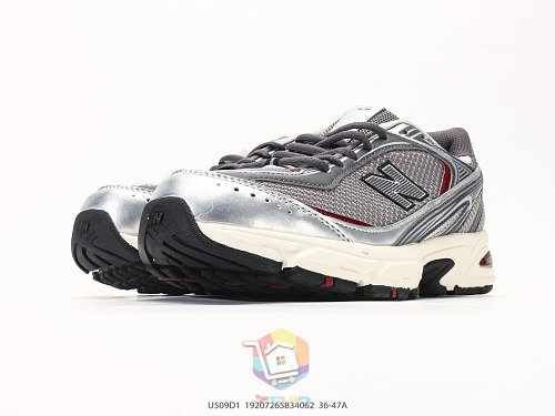 נעלי New Balance 509, שחור, בורדו, אפור, כסף ושמנת, תמונה 23