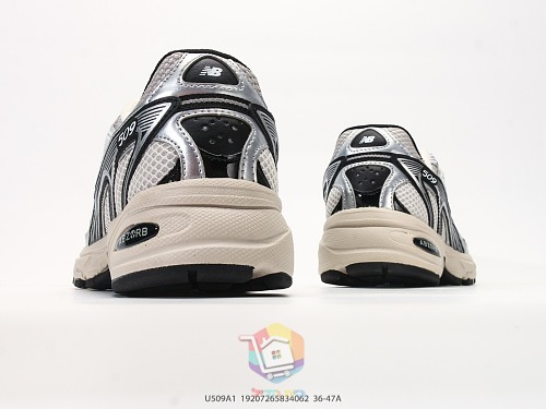נעלי New Balance 509, שחור, בורדו, אפור, כסף ושמנת, תמונה 32