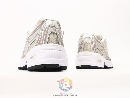 נעלי New Balance 740, בז', חום, כסף-כחול, לבן-שחור, תמונה 5