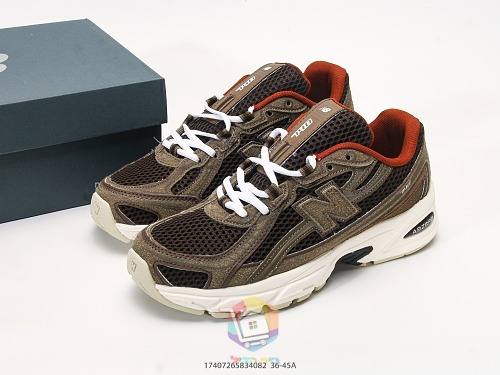 נעלי New Balance 740, בז', חום, כסף-כחול, לבן-שחור, תמונה 10