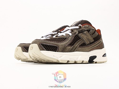 נעלי New Balance 740, בז', חום, כסף-כחול, לבן-שחור, תמונה 14