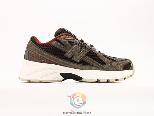 נעלי New Balance 740, בז', חום, כסף-כחול, לבן-שחור, תמונה 17