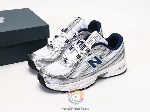 נעלי New Balance 740, בז', חום, כסף-כחול, לבן-שחור, תמונה 19